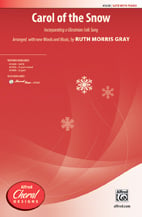 Carol of the Snow SATB choral sheet music cover